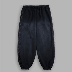 Darc Sport Black Sweatpants with Studded Detail